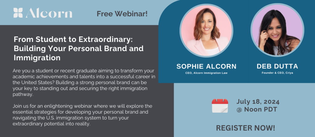 From Student to Extraordinary: Building Your Personal Brand and Immigration