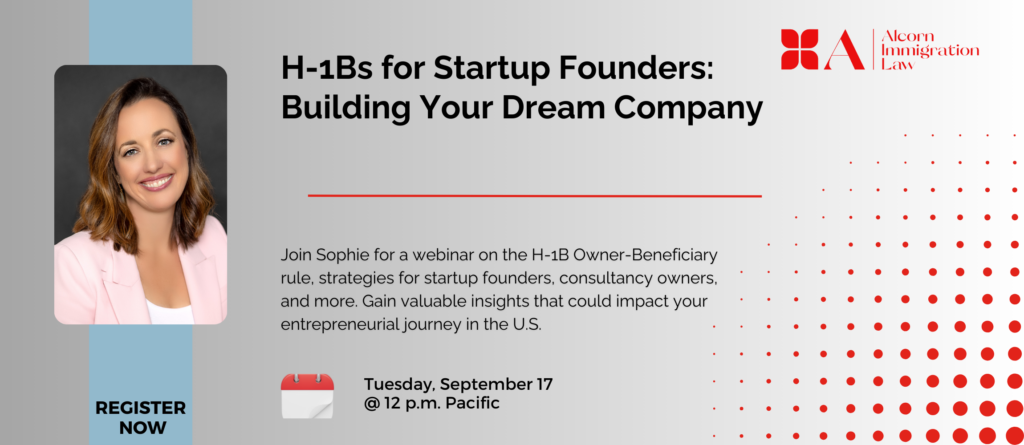 H-1Bs for Startup Founders: Building Your Dream Company