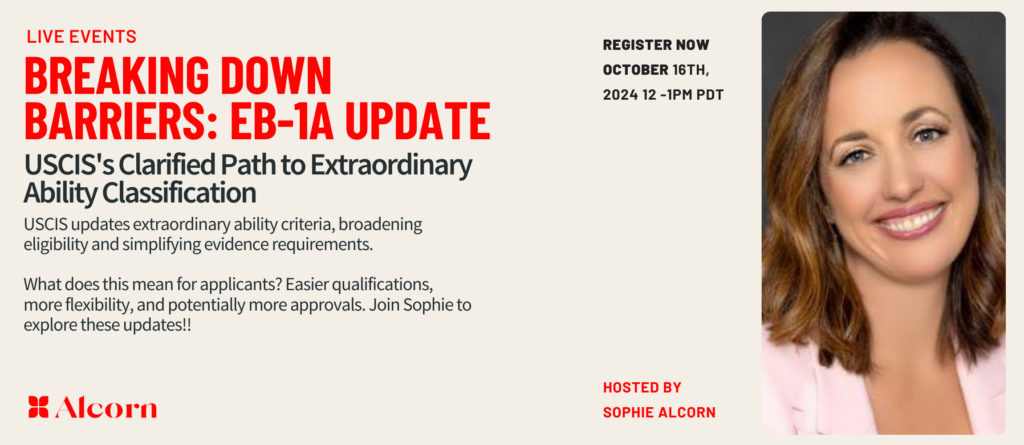 Breaking Down Barriers: USCIS’s Clarified Path to Extraordinary Ability Classification