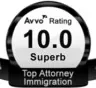 AVVO 10 Superb Rating Founder Immigration Attorney in California BW