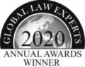 Global Law Experts 2020 Awarde Founder Law California BW